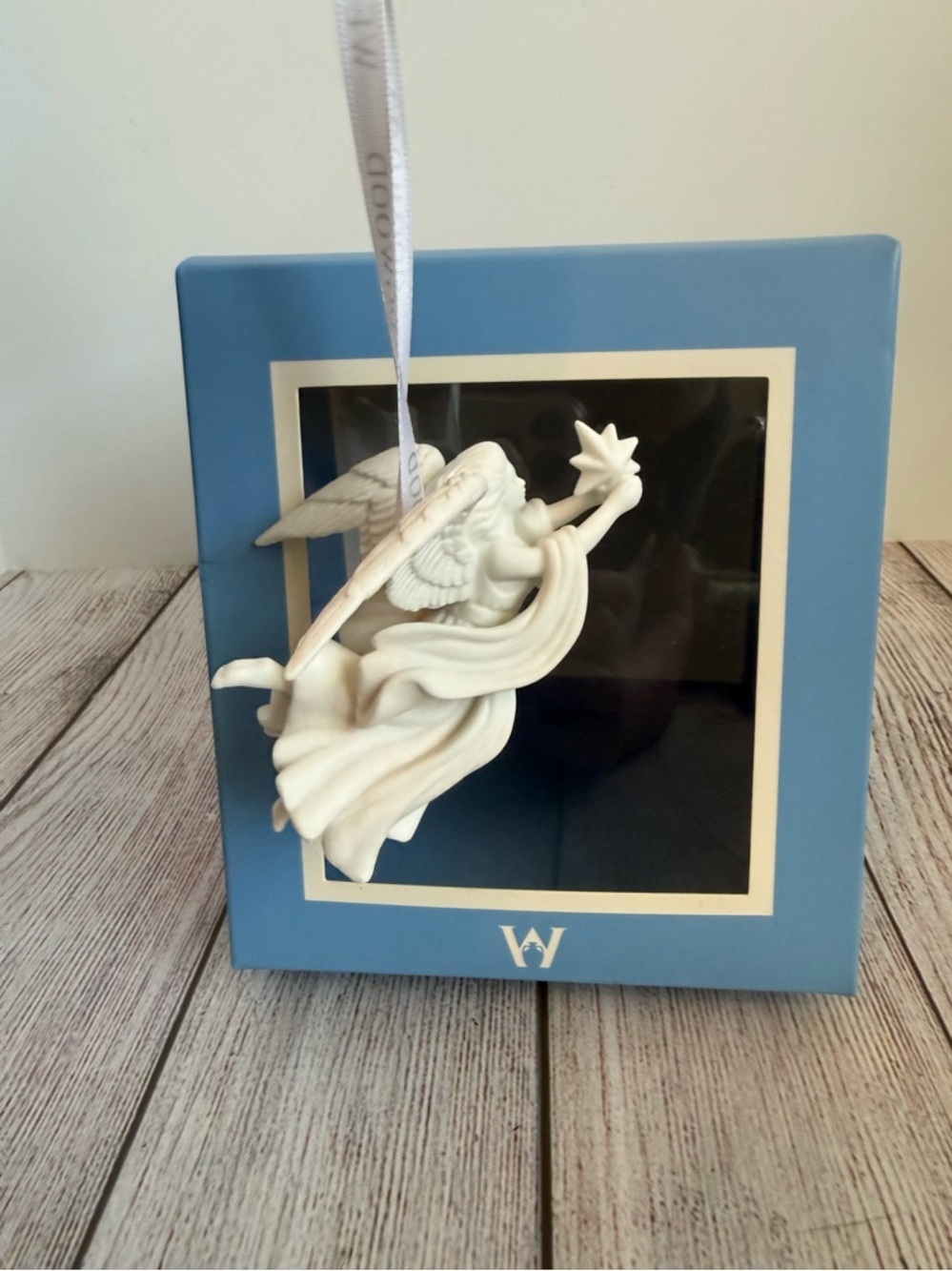 WEDGEWOOD Jasperware Angel Collection Ornament